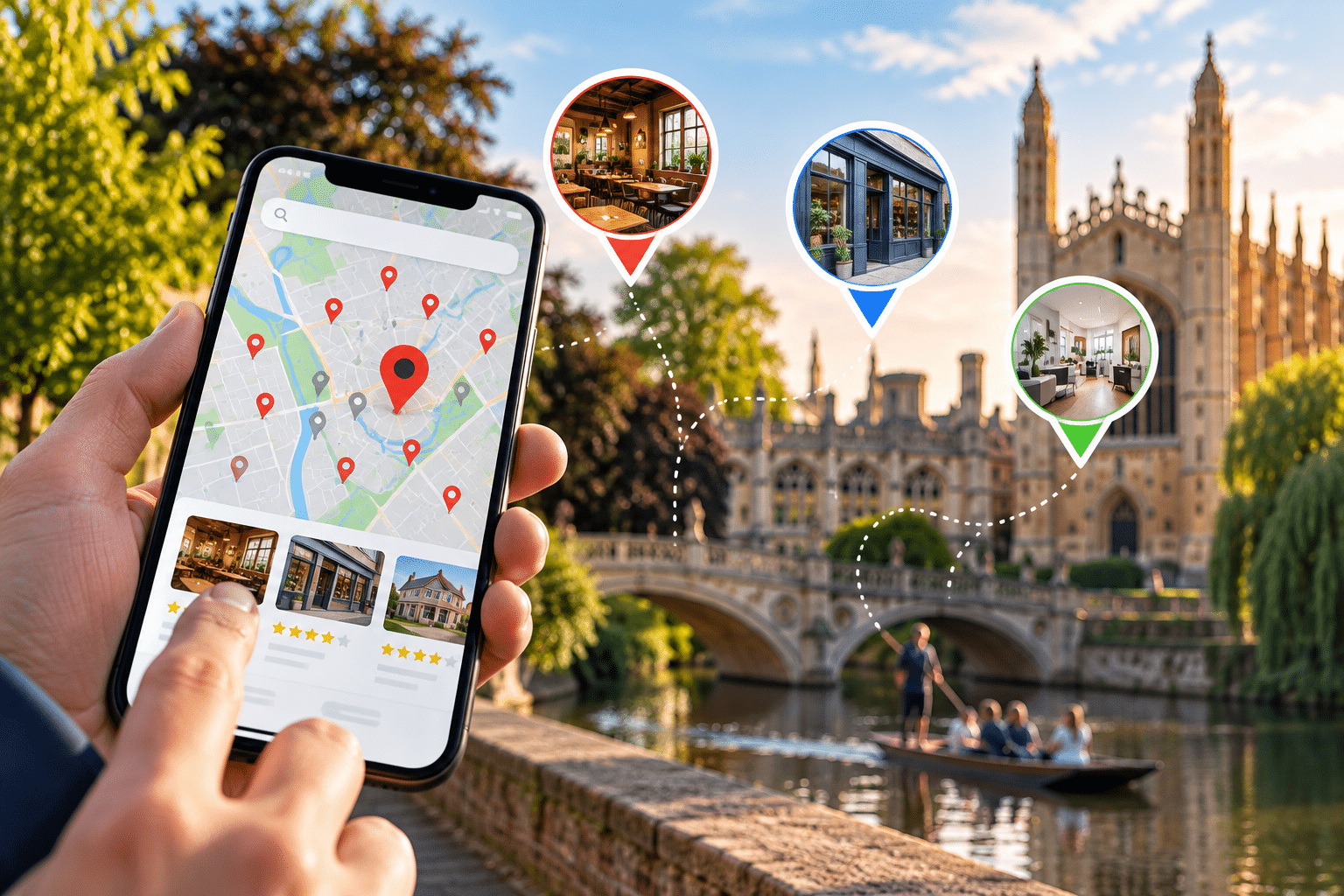 Google Maps ranking Cambridge for local businesses